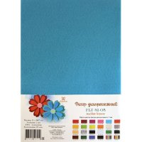 Фетр SOFT, ГОЛУБАЯ БИРЮЗА, 21*29,7 см, 180г, толщина 1мм, в упак.10 шт., FLT-S1-05