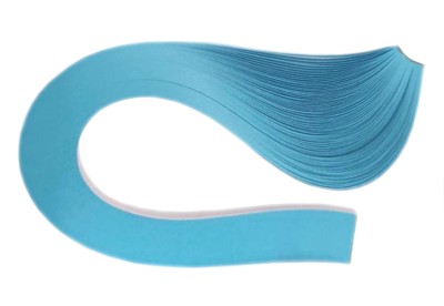 Бумага для квиллинга, голубая лагуна, ширина 2 мм, 100 полос, 120 гр 100 одноцветных полосок (2х295мм), 120 гр.
