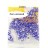 Бисер стеклянный, бело-лиловый, (Чехия), размер 10/0 (2,3 мм), 5 гр., артикул G03730