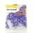 Бисер стеклянный, бело-лиловый, (Чехия), размер 10/0 (2,3 мм), 5 гр., артикул G03730