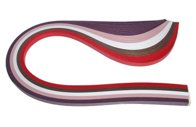 Бумага для квиллинга, набор № 14-2, микс металлик, ширина 7 мм, 100 полос, 120 гр Бумага для квиллинга, набор № 14-2, микс металлик, ширина 7 мм, 100 полос, 120 гр 5 цветов металлик по 20 каждого цвета (ночная фиалка, розовая тайна, искрящийся иней, бронзовый, красная комета), 100 полосок 7х330 мм, 120 гр.