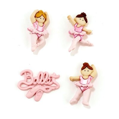 Набор пуговиц &quot;LITTLE BALLERINAS&quot;, 6954 Набор пуговиц "LITTLE BALLERINAS", 6954