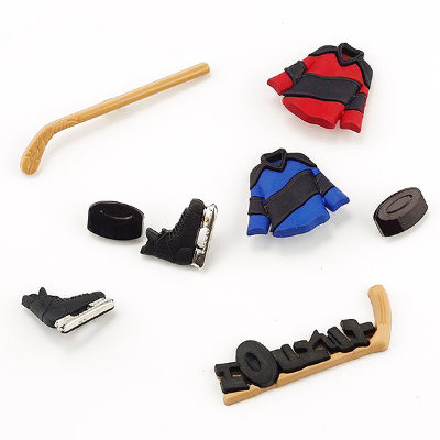 Набор пуговиц &quot;HOCKEY&quot;, 1294 Набор пуговиц "HOCKEY", 1294