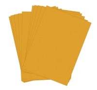 Цветная блестящая бумага ОРАНЖЕВЫЙ МЕТАЛЛИК, А4+, 10 шт., 120г/м3, артикул 8915
