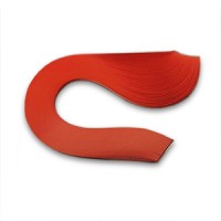 Бумага для квиллинга, красный алый (короткий), 3х195 мм, 150 полос, 80 гр., арт. 3113003195