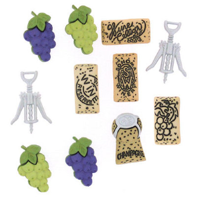 Набор пуговиц &quot;ASSORTED ITEMS-UNCORKED&quot;, 6953 Набор пуговиц "Assorted Items-Uncorked", 6953