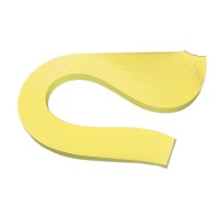 Бумага для квиллинга желтый канареечный (короткий), 5х195 мм, 150 полос, 80гр.