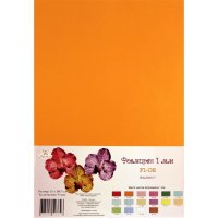 Фоамиран (Фом Эва Китай) 1 мм, 210х297 мм, 5 листов, апельсин F1-02