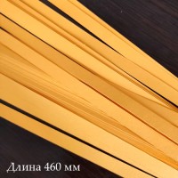 Бумага для контурного квиллинга, желтый, 12х460 мм, 5 полос, 270 гр., артикул KP270-17