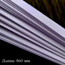 Бумага для контурного квиллинга, цвет сиреневый, 10х460 мм, 5 полос, 270 гр., артикул KP270-10