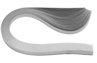 Бумага для квиллинга, серебряный металлик, ширина 1,5 мм, 150 полос, 120 гр.