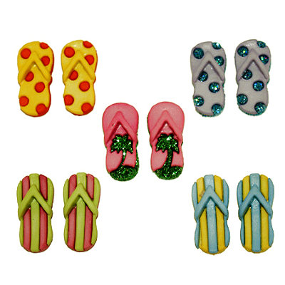 Набор пуговиц &quot;FAB FLOPS&quot;, 4824 Набор пуговиц "FAB FLOPS", 4824