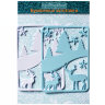 Фигурные бумажные вырубки "Олени в снежном лесу" бело-голубые, 4 шт., 6,8х9,3 см, арт. QS-A-13007-WB Фигурные бумажные вырубки "Олени в снежном лесу" бело-голубые, 4 шт., 6,8х9,3 см, арт. QS-A-13007-WB