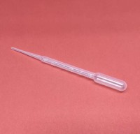 Пипетка пластиковая прозрачная, 1 штука, длина 16 мм, артикул PP01