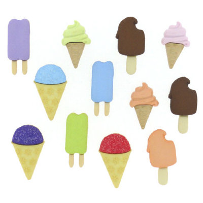 Набор пуговиц &quot;ASSORTED ITEMS-SUMMER TREATS&quot;, 3164 Набор пуговиц "Assorted Items-Summer Treats", 3164