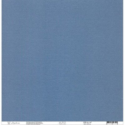 Текстурированная бумага 235г/м2, 305х305мм, 1 лист, голубая сойка MR-BO-31 Текстурированная бумага 235г/м2, 305х305мм, 1 лист, голубая сойка MR-BO-31;  235г/м2, 305х305мм, 1 лист, голубая сойка