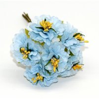 Декоративный букетик  светло-голубой, DKB151L