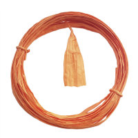 Плоская бумажная веревочка № 03: цвет Оранжевый, 10 метров