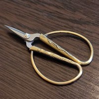 Ножницы Zig Zag БРОНЗОВЫЕ РУЧКИ , 8.5х5.2 см, арт. MR-NR-02