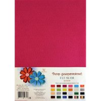 Фетр SOFT, ФУКСИЯ, 21*29,7 см, 180г, толщина 1мм, в упак.10 шт., FLT-S1-03