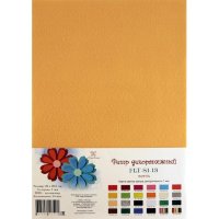 Фетр SOFT, ПЕРСИК, 21*29,7 см, 180г, толщина 1мм, в упак.10 шт., FLT-S1-13