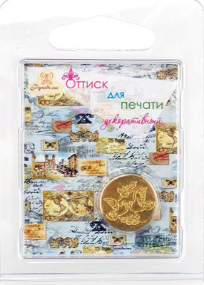 Оттиск для печати металлический с рисунком Два голубя, 80-36 Принадлежности для скрапбукинга: Оттиск для печати металлический с рисунком Два голубя, 80-36